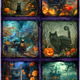 Moon Spell Panels by Claudia McKinney for Robert Kaufman