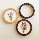 Lucky Jonquil Stitch Disk Frames
