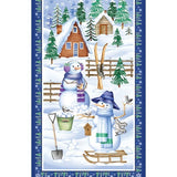 Snowflake Wishes Panel 24" by Nicole DeCamp for Benartex